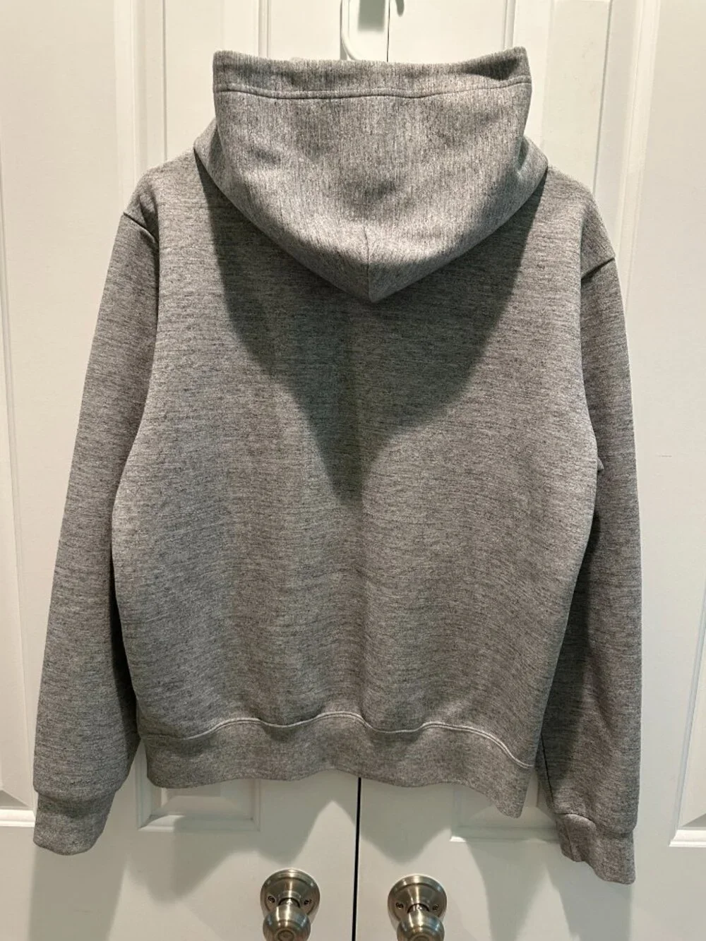 Polo Ralph Lauren Men's Heather Gray Fleece Pullover Hoodie M Black Pony Logo